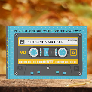 Livre D'or Mariage Pop Art Amusant Bande Musicale Cassette Au