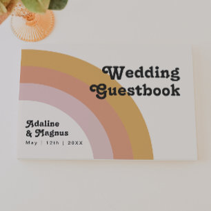 Livre d'or Mariage Rainbow des années 70