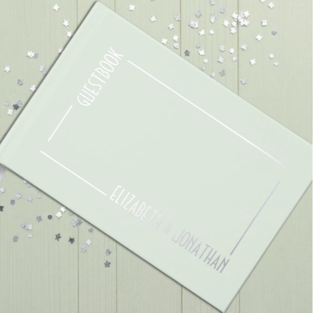 Livre D'or Mariage Rectangle Moderne (Créateur téléchargé)