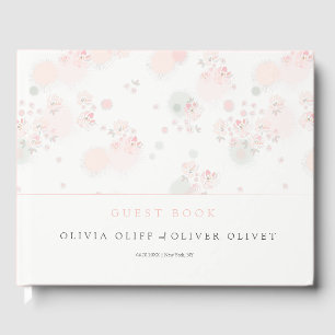 Livre D'or Mariage Rose de thé doux
