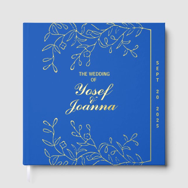 Livre D'or Mariage Sapphire (Recto)