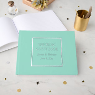 Livre D'or Mariage simple Stylisé Seafoam
