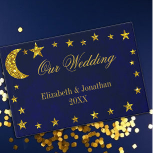 Livre D'or Mariage sous le ciel nocturne céleste