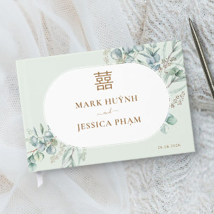Livre D'or Mariage Vietnamien Eucalyptus Song Hy