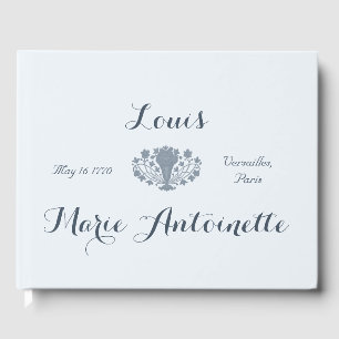 Livre D'or Marie Antoinette Mariage Rococo Dusty Blue