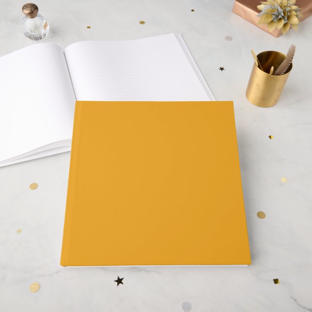 Livre d'or Marigold 12x12 avec motif de couverture (Recto ouvert)