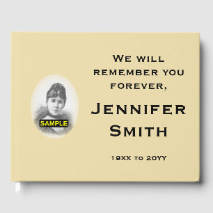 Livre d'or Mémoires sobres et personnalisées