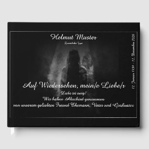 Livre D'or Memorial Binder Into the light - goodbye my dear