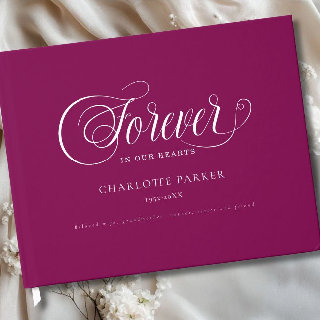 Livre D'or Memorial "FOREVER IN OUR HEARTS"  Berry (Memorial "FOREVER IN OUR HEARTS" Berry Guest Book)