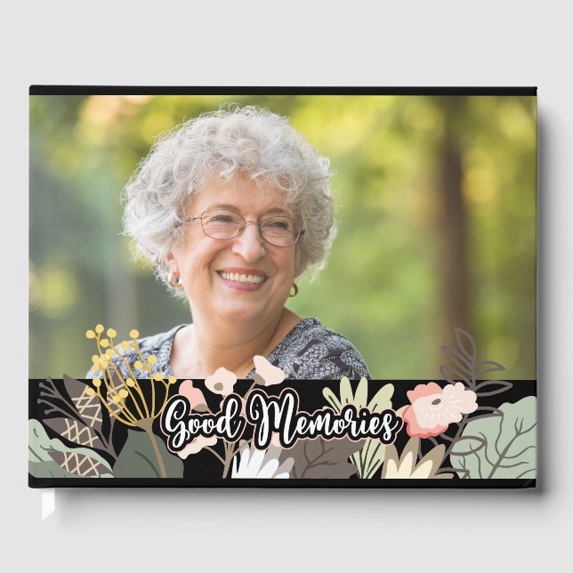 Livre D'or Memorial Loving Memory Funérailles Célébration de  (Recto)