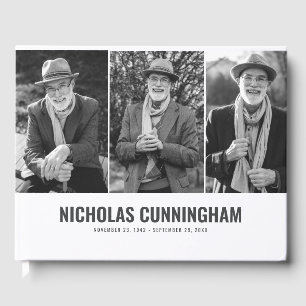 Livre D'or Memorial Modern Trois photos