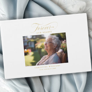 Livre D'or Mémorial, nom, photo "Forever in our Hearts"