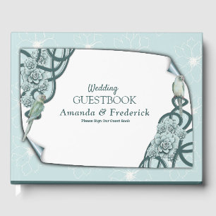 Livre D'or Menthe bleu pin Vert Succulents