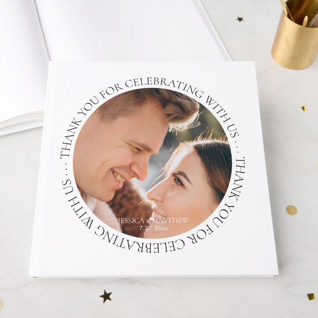 Livre D'or Merci pour célébrer avec nous Photo (Créateur téléchargé)