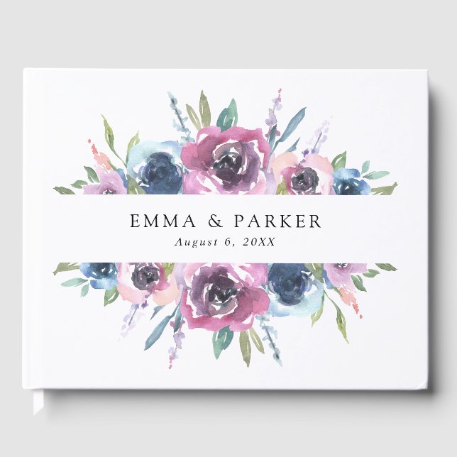 Livre D'or Midnight Blooms | Mariage (Recto)