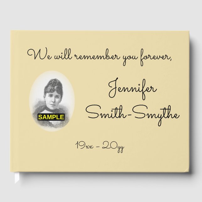 Livre d'or minimaliste et élégant (Recto)