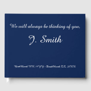 Livre d'or minimaliste et élégant