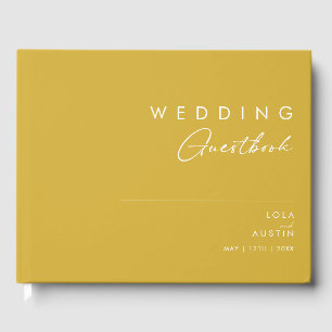 Livre d'or minimaliste moderne Mariage