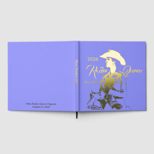 Livre D'or Miss Rodeo Queen Scrapbook