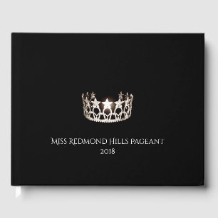 Livre D'or Miss USA type Silver Crown Guest Book