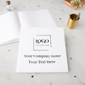 Livre D'or Modèle de logo personnalisé élégant