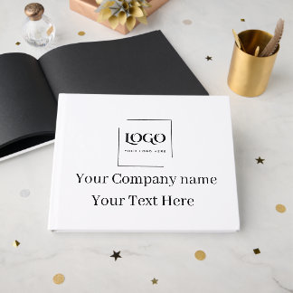 Livre D'or Modèle de logo personnalisé élégant