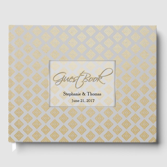 Livre d'or moderne et Mariage gris (Recto)