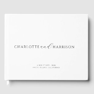 Livre D'or Monogramme Mariage personnalisé