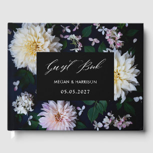 Livre d'or Moody Dahlia Floral