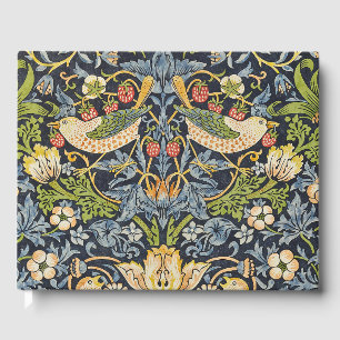 Livre D'or Morris Voleur de Fraises Bleu Nuit Art Fin Vintage
