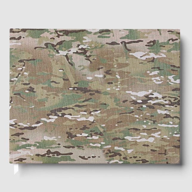 Livre D'or Motif Camo Chasse Brown (Recto)