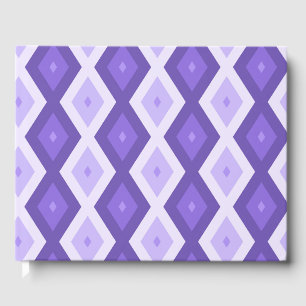 Livre D'or Motif de diamant violet