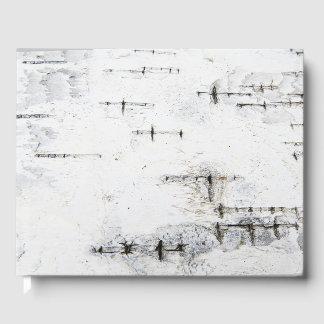 Livre D'or Motif d'écorce de bouleau