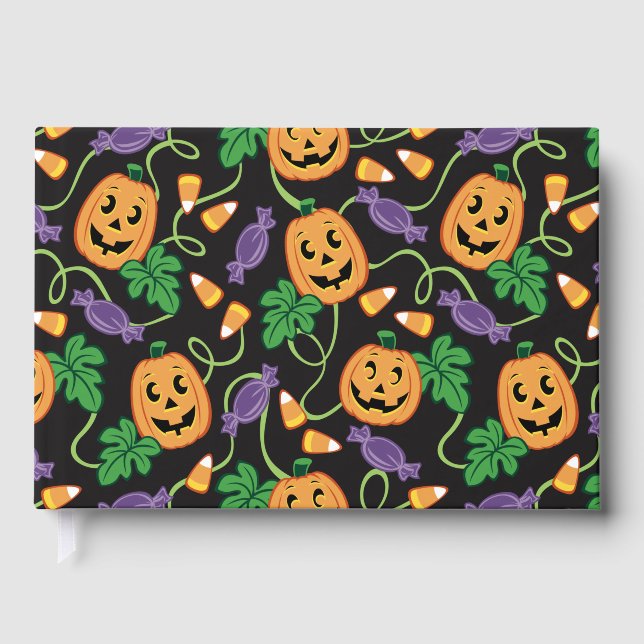 LIVRE D'OR MOTIF D'HALLOWEEN (Recto)