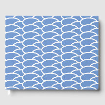 Motif Fun Géométrique Carrelage clair Bleu Blanc V