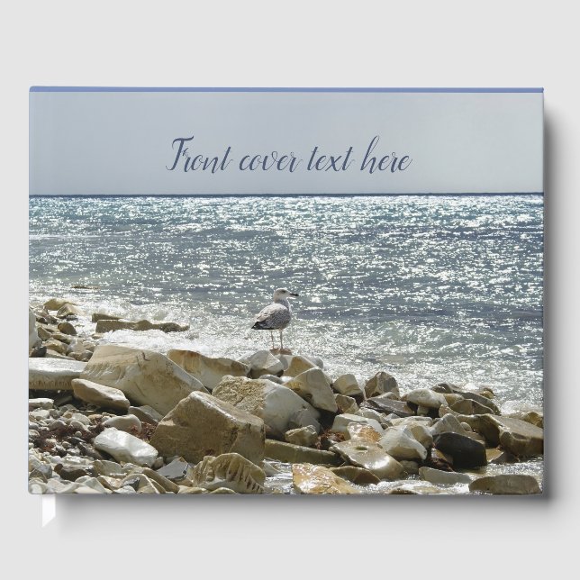Livre D'or Mouette et mer (Recto)