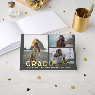 Livre d'or Multi Photo Graduate Foil