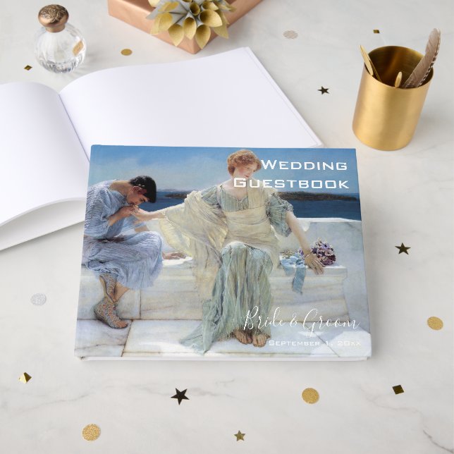 Livre D'or Ne me demandez plus rien d'Alma Tadema, Mariage (Recto ouvert)