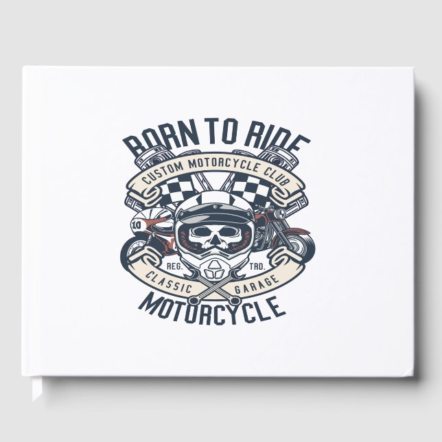 Livre D'or Né Pour Ride Motorcycle (Recto)