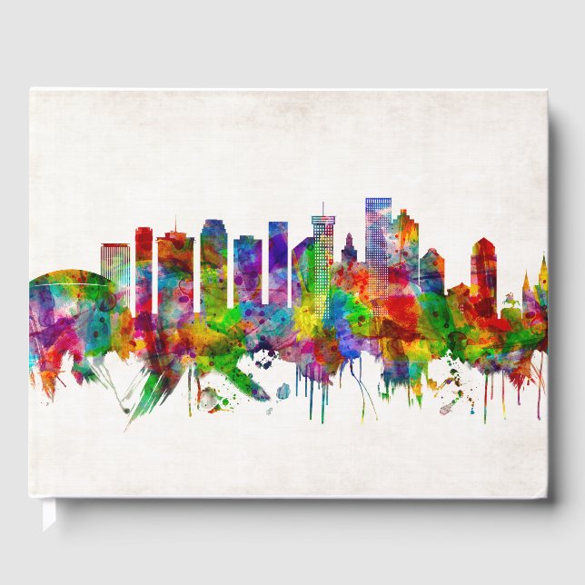 Livre D'or New Orleans Louisiana Skyline (Recto)