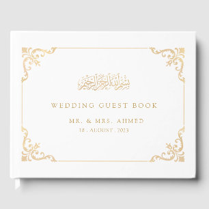 Livre D'or Nikah White Gold Mariage musulman islamique