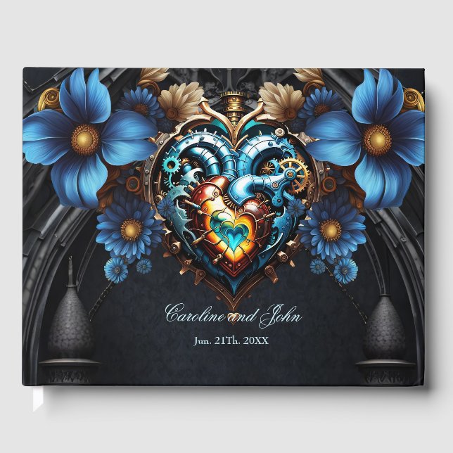 Livre D'or Noble coeur steampunk (Recto)