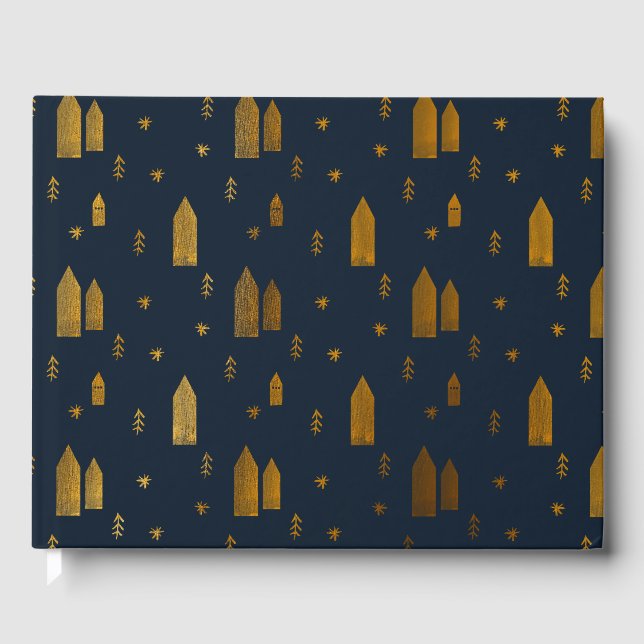 Livre D'or Noël scandinave élégant (Recto)