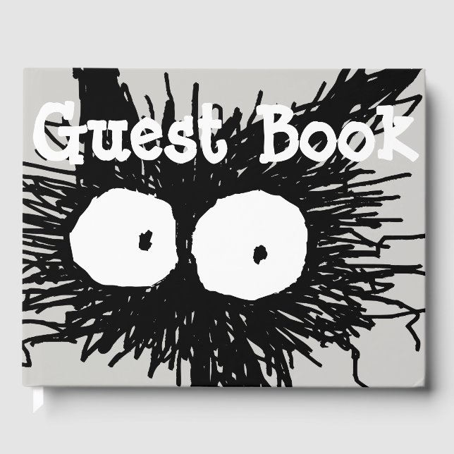 Livre D'or Noir Chat Kitten GabiGabi (Recto)