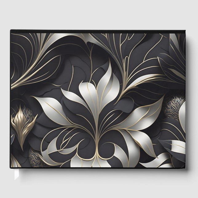 Livre d'or noir moderne (Recto)