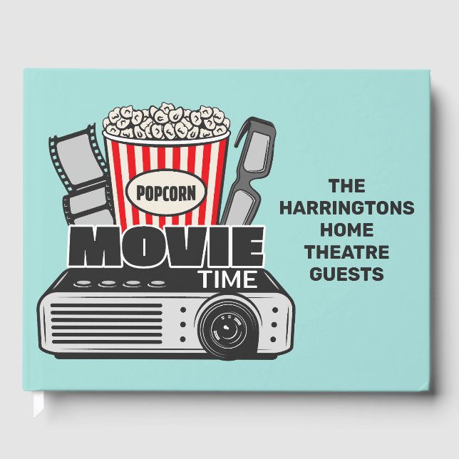 Livre D'or Nom et couleur personnalisés (Recto)