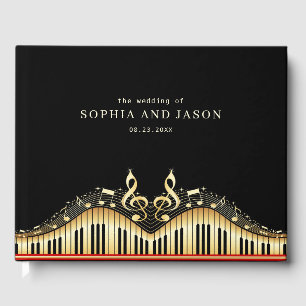 Livre D'or Notes musicales et Clef