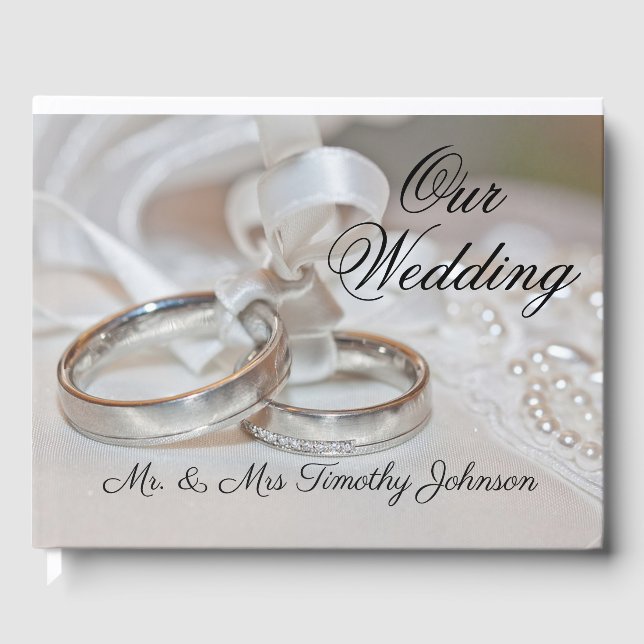 Livre D'or Notre Coussin Mariage (Recto)