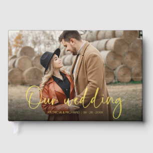 Livre D'or Notre Mariage Moderne Mariage de calligraphie