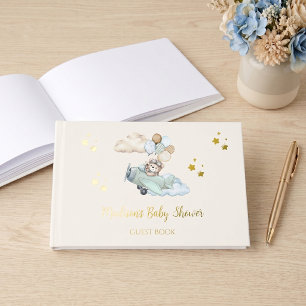 Livre D'or Nous Pouvons à Peine Attendre Baby Shower Garçon